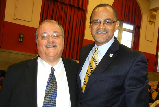 Sr VP Chancellor Jay Hershenson & Eagle Academy President David Banks