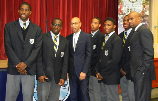 Seniors and Chancellor Walcott