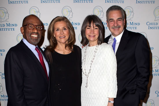 (L-R) Al Roker, Meredith Vieira, Brooke Garber Neidich, Board Chair, Child Mind Institute and Dr. Harold Koplewicz, President, Child Mind Institute