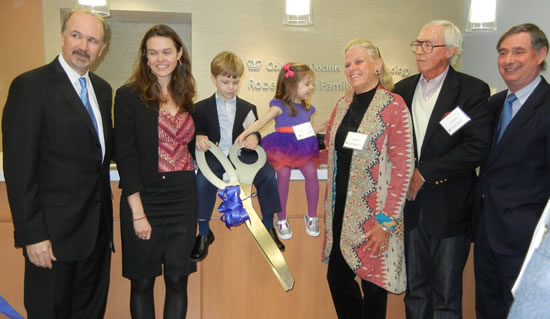 (L-R) Dr. George Cioffi, Kate Burch, Robert Burch V, Serena Burch, Dale Burch, Robert Burch & Dean Lee Goldman 