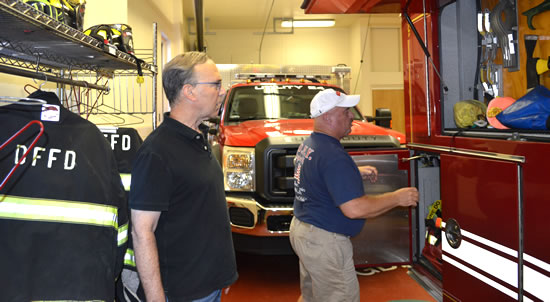 (L-R) Wayne McPartland and Frank Farrington 