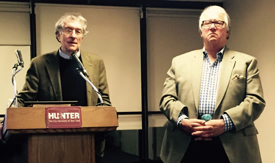 (L-R) Howard Gardner & Lewis Frumkes 