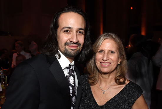 Lin-Manuel Miranda, Creator, Hamilton & President Louise Mirrer, New-York Historical Society