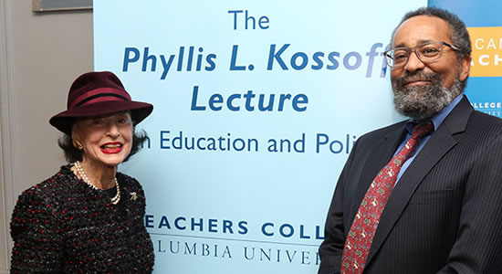 (L-R) Phyllis L. Kossoff & Christopher Edley, Jr. 