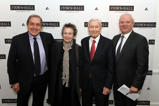(L-R) Robert Hurwitz, Laurie Anderson, Charles Hull, Tom Wirtshafter 