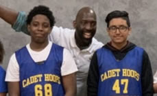 Cadet Hoops Connects with Carteret Community
